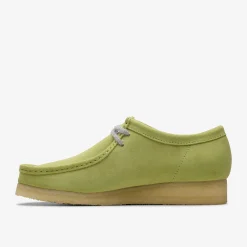 Clarks Wallabee Pale Lime Suede undefined Sale