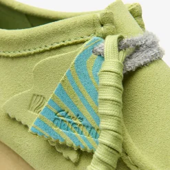 Clarks Wallabee Pale Lime Suede undefined Sale