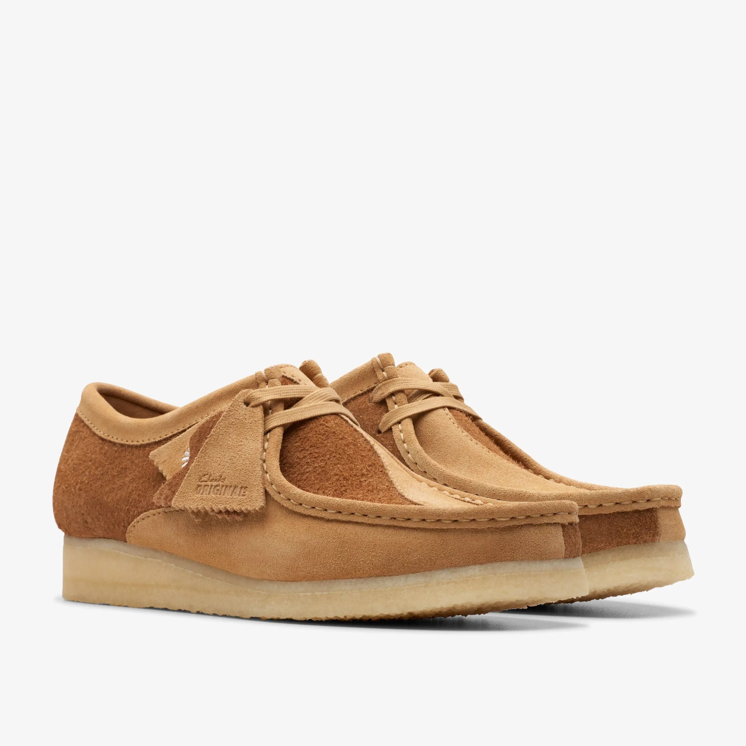 Clarks Wallabee Tan Combination undefined Cheap