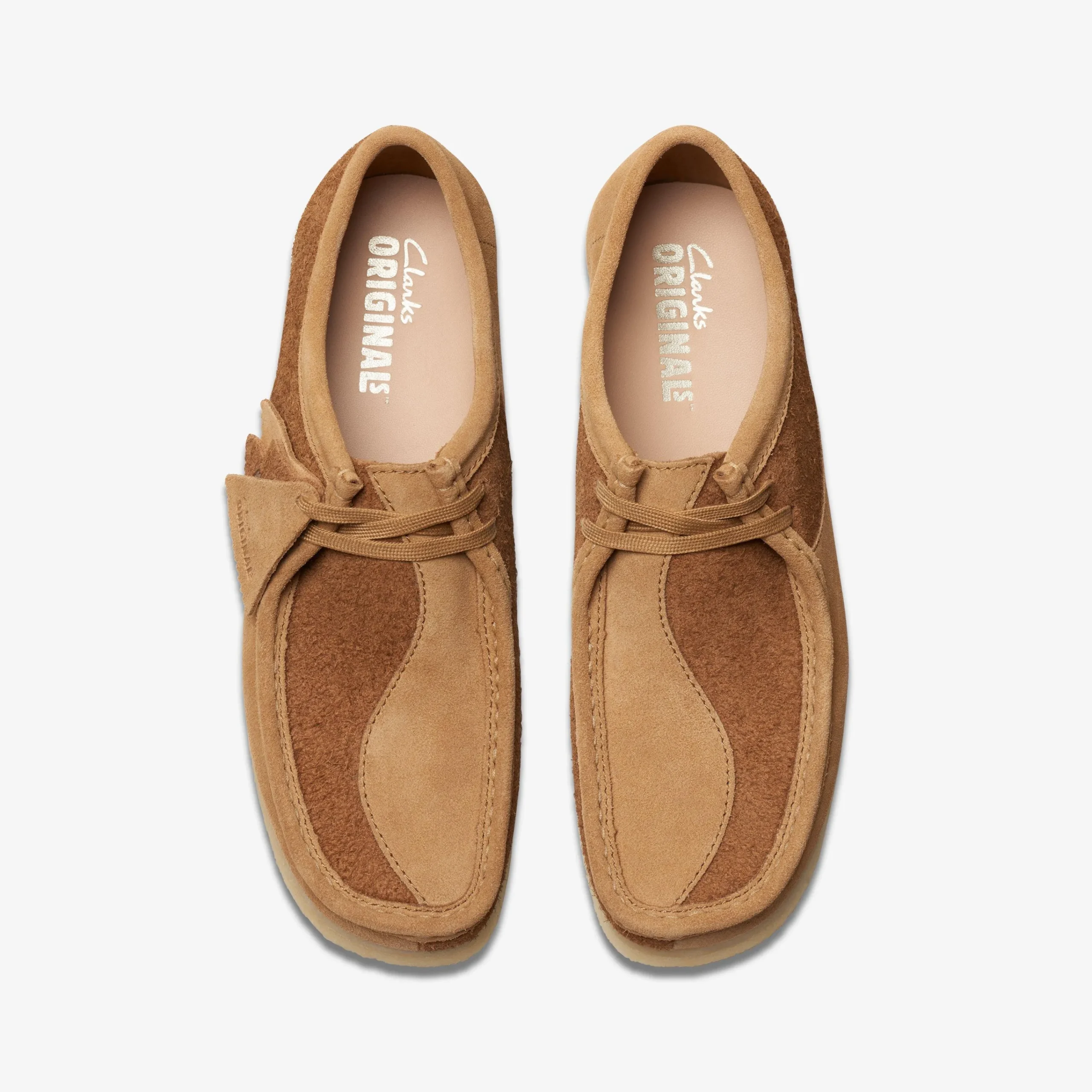 Clarks Wallabee Tan Combination undefined Cheap