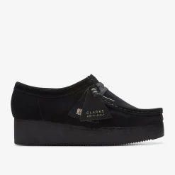 Clarks Wallacraft Bee Black Suede Shop
