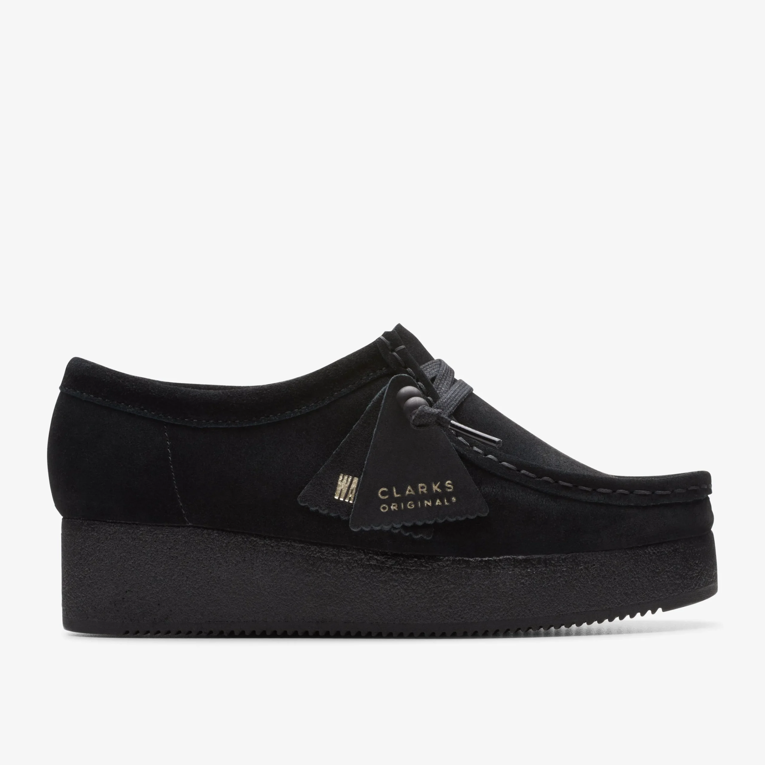 Clarks Wallacraft Bee Black Suede Shop
