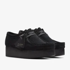 Clarks Wallacraft Bee Black Suede Shop