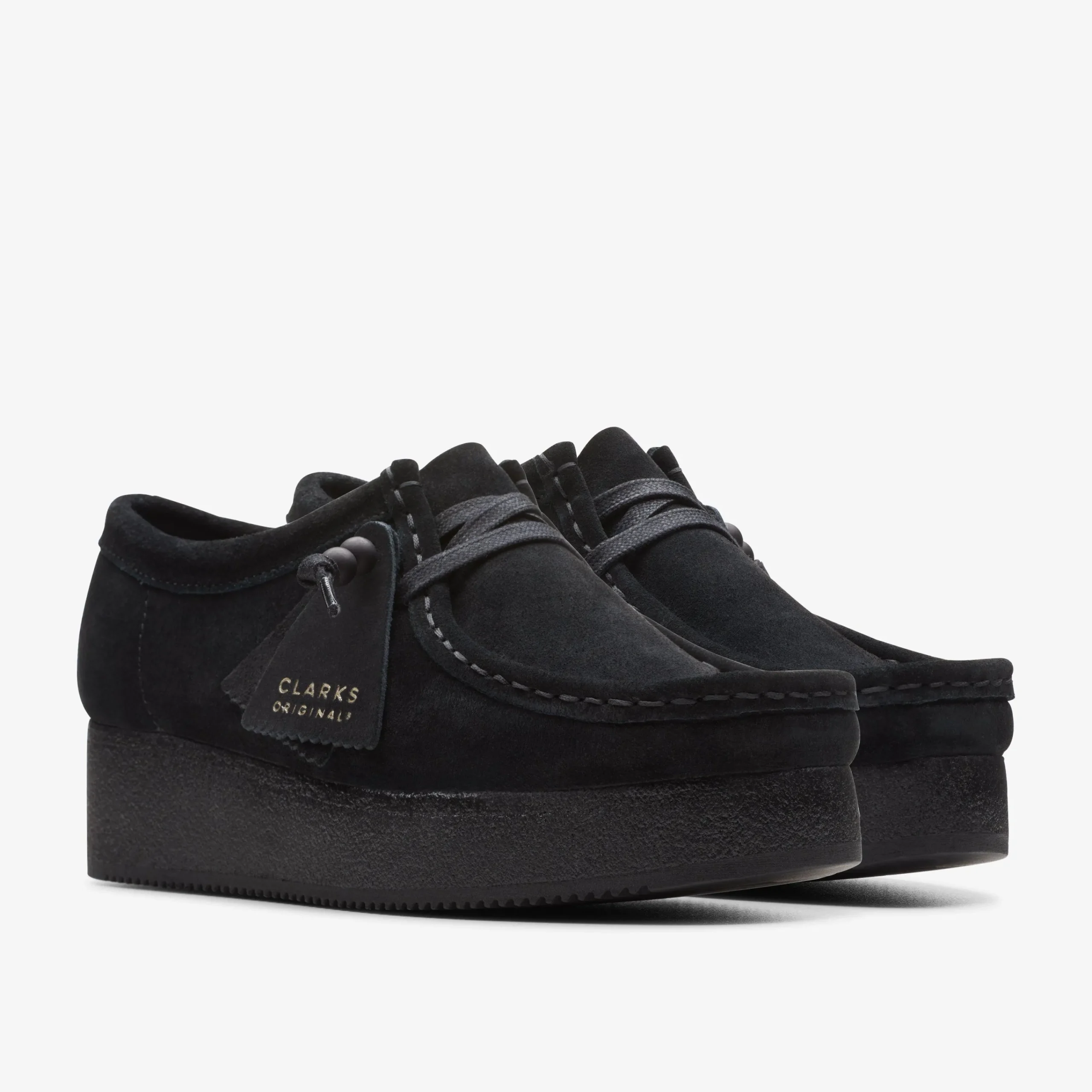 Clarks Wallacraft Bee Black Suede Shop