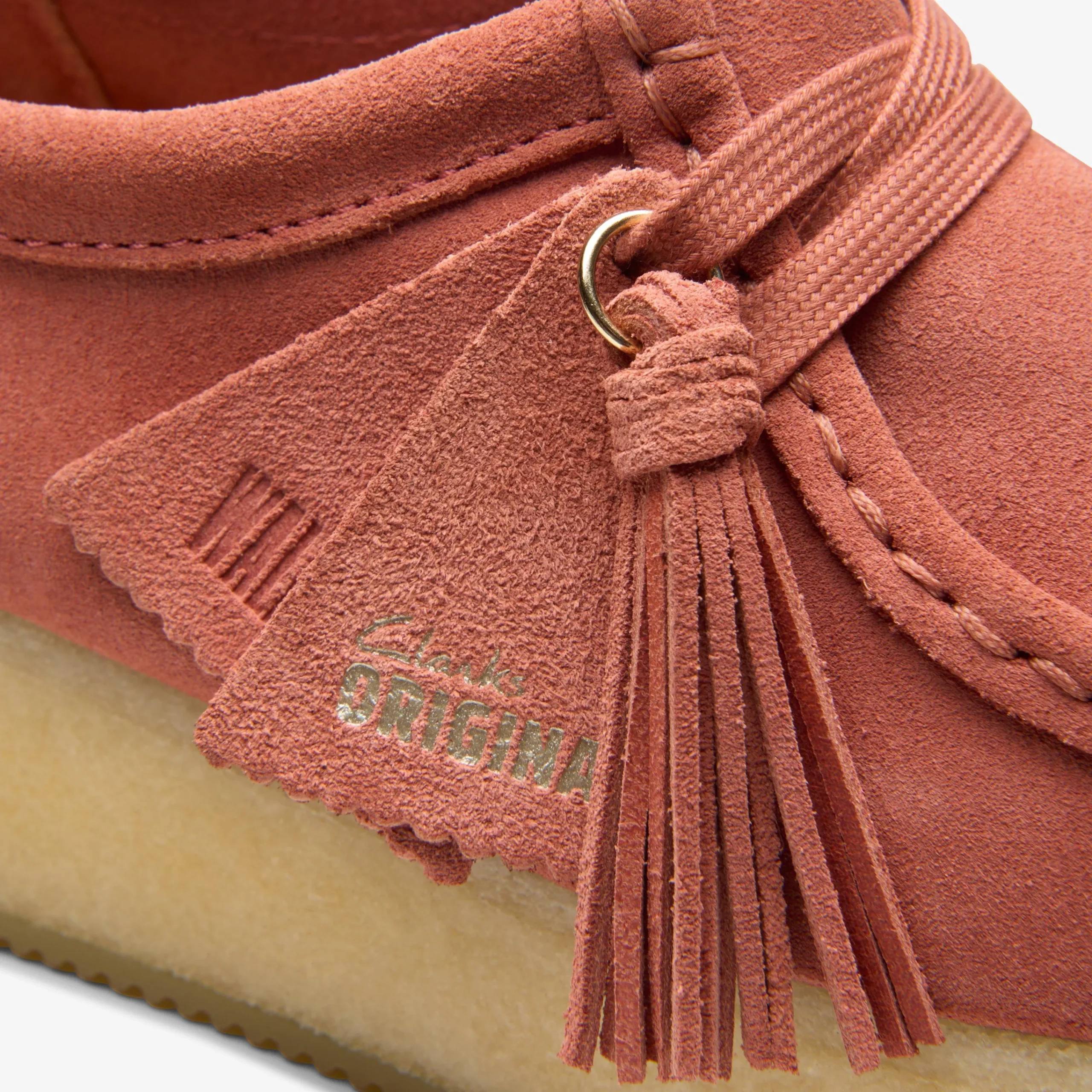 Clarks Wallacraft Bee Terracotta Suede Discount