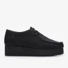 Clarks Wallacraft Lo Black Nubuck Shop