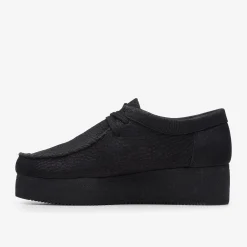 Clarks Wallacraft Lo Black Nubuck Shop