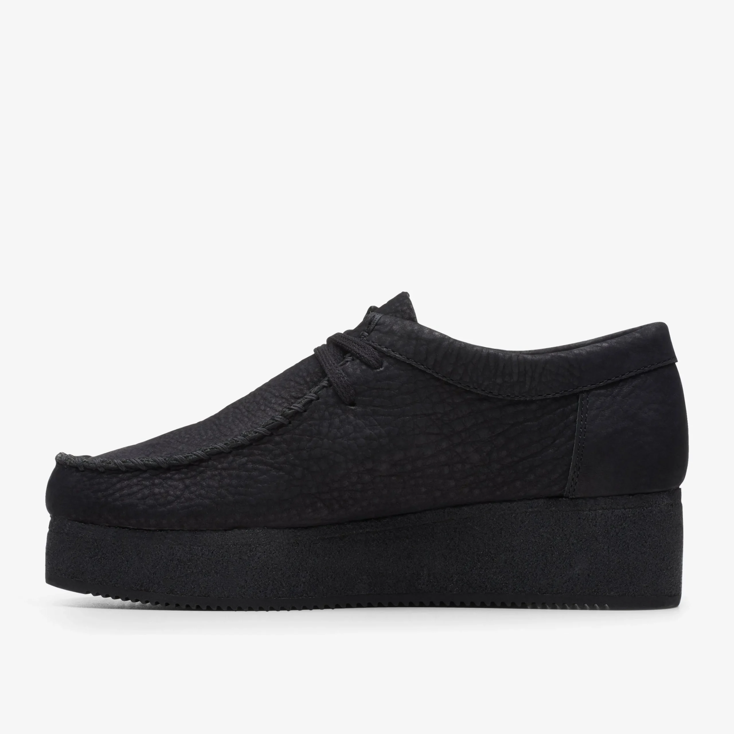 Clarks Wallacraft Lo Black Nubuck Shop