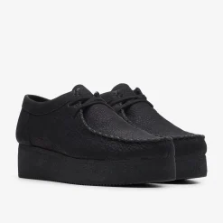 Clarks Wallacraft Lo Black Nubuck Shop