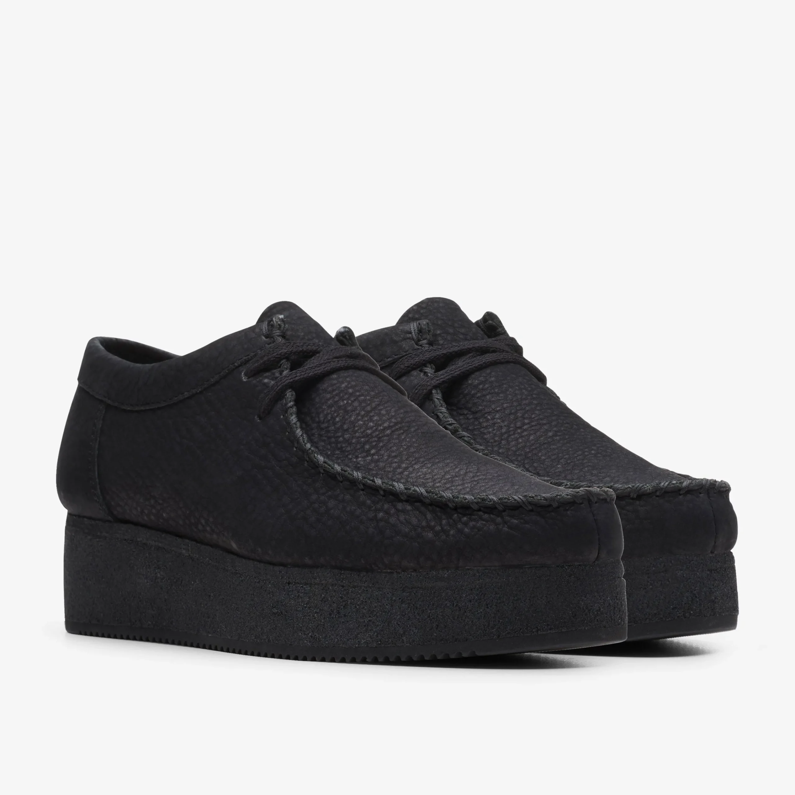 Clarks Wallacraft Lo Black Nubuck Shop