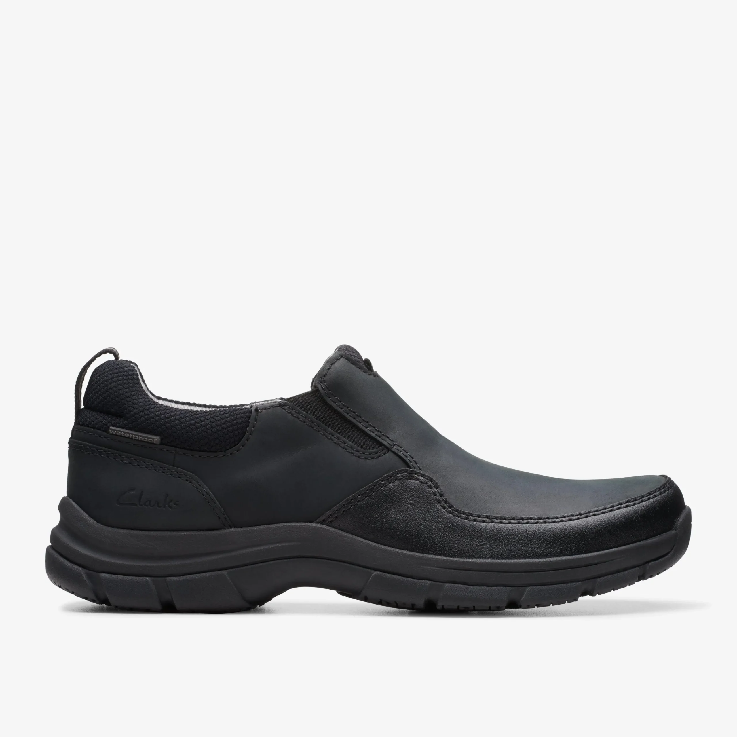 Clarks Walpath Step Black Leather Cheap