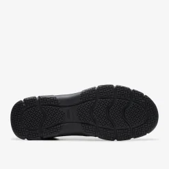 Clarks Walpath Step Black Leather Cheap