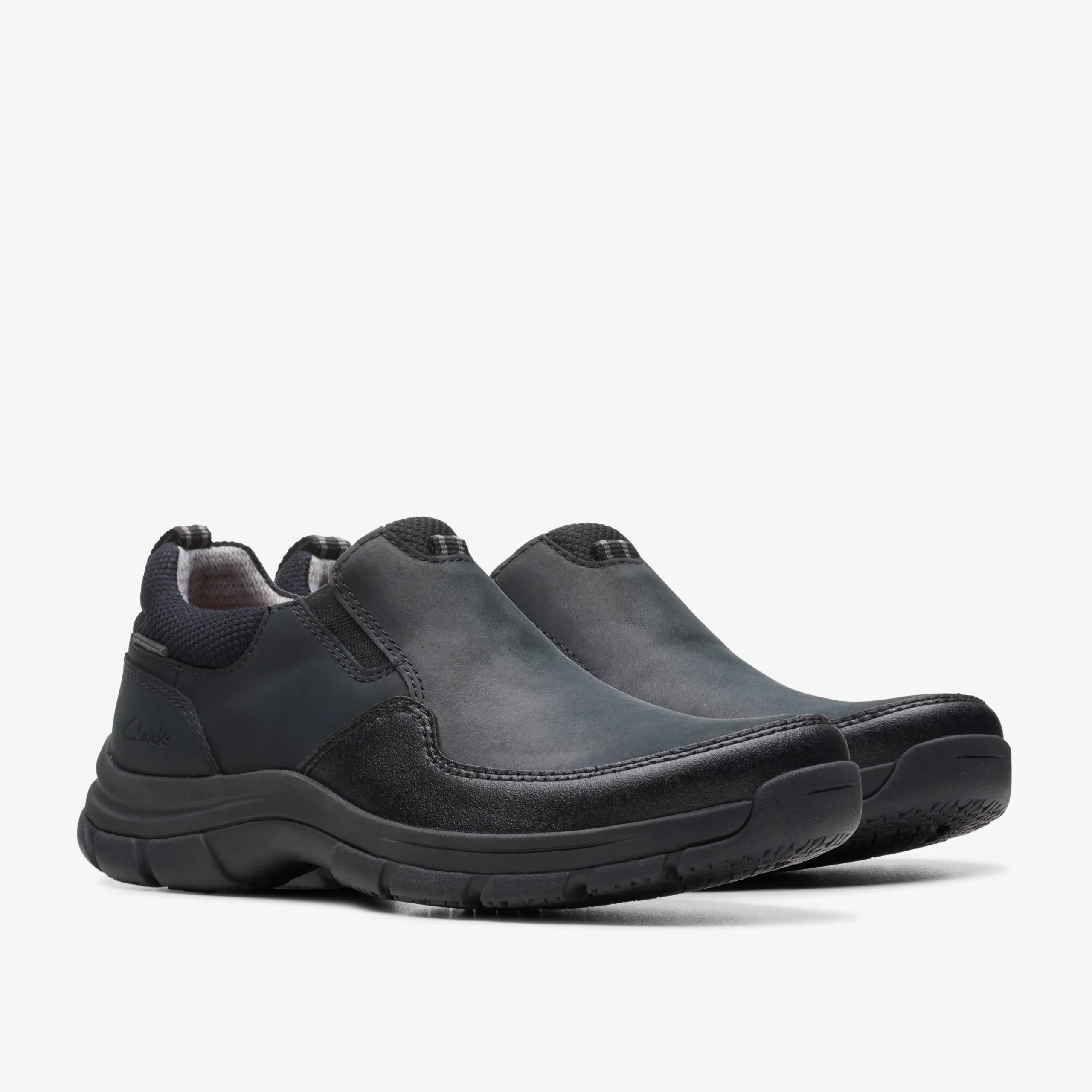 Clarks Walpath Step Black Leather Cheap