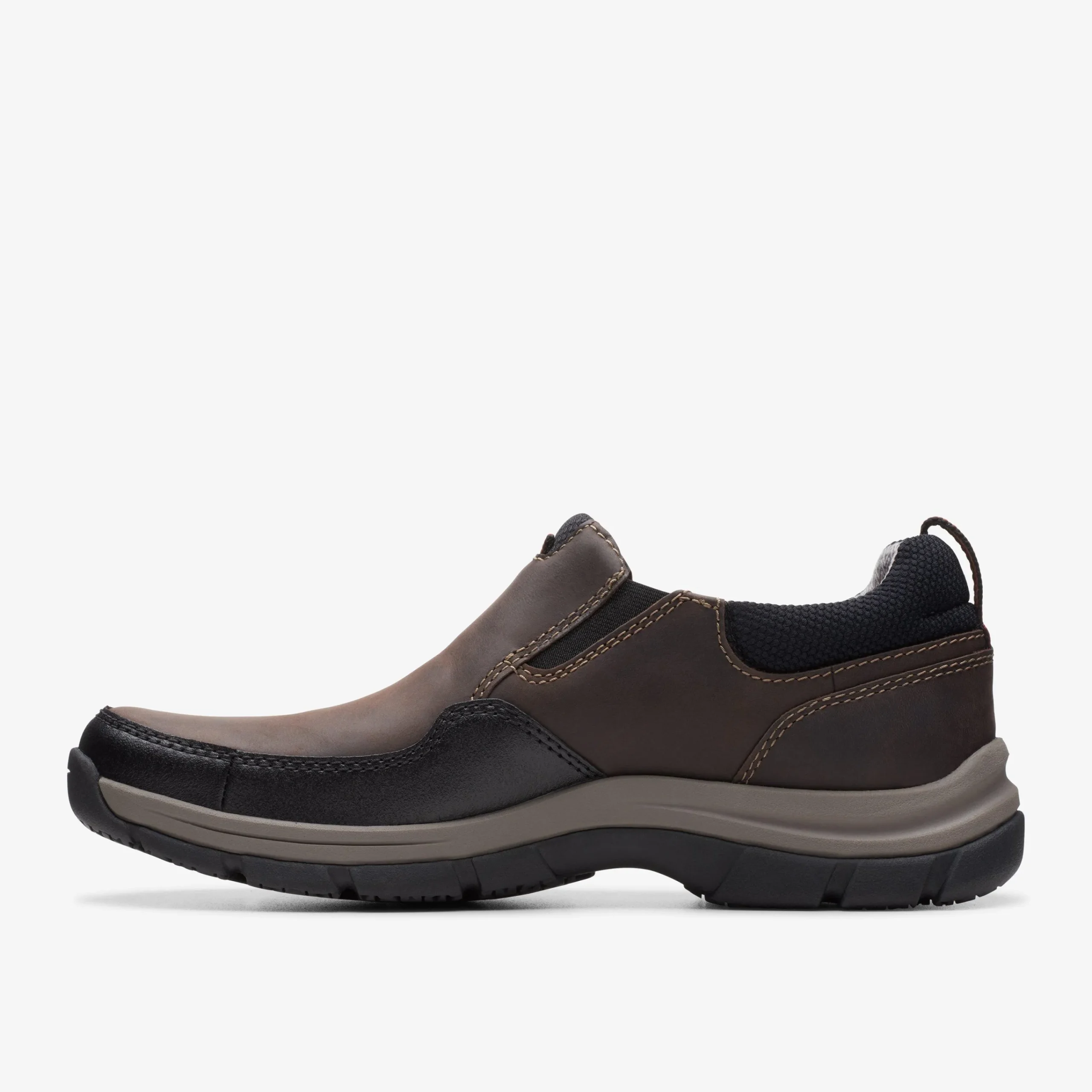 Clarks Walpath Step Dark Brown Leather New