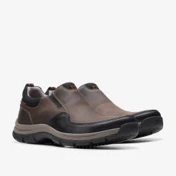 Clarks Walpath Step Dark Brown Leather New