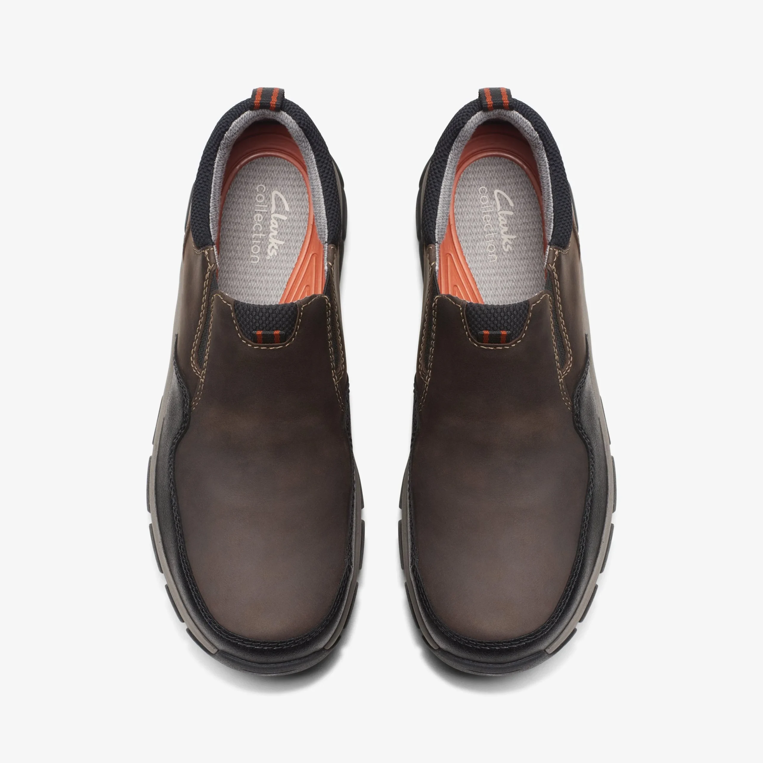 Clarks Walpath Step Dark Brown Leather New