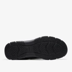 Clarks Walpath Zip Dark Tan Leather Outlet