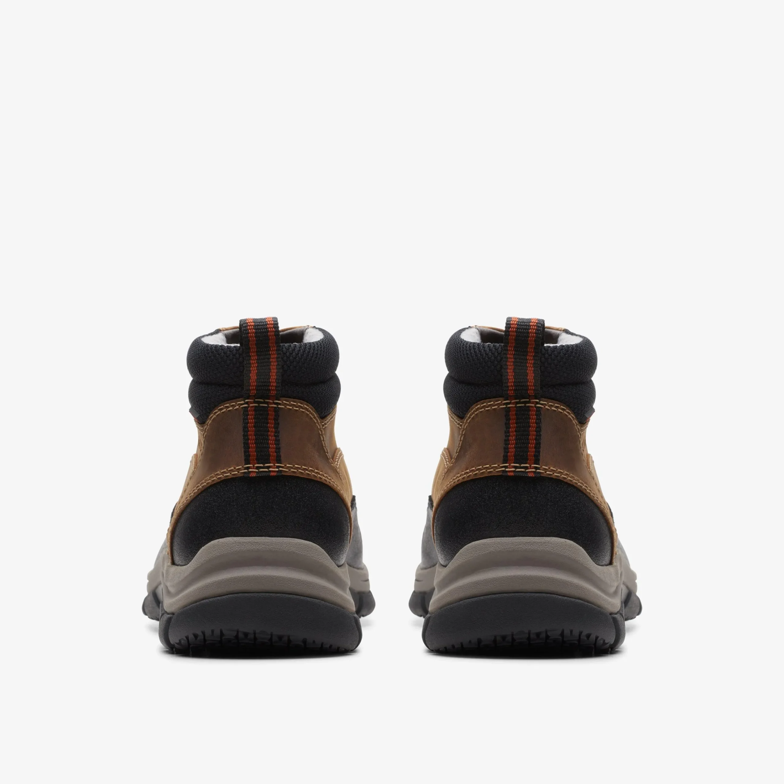 Clarks Walpath Zip Dark Tan Leather Outlet