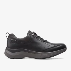 Clarks Wave 2.0 Vibe Black Leather Hot