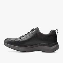 Clarks Wave 2.0 Vibe Black Leather Hot