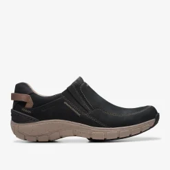 Clarks Wave Plateau Black Nubuck Cheap