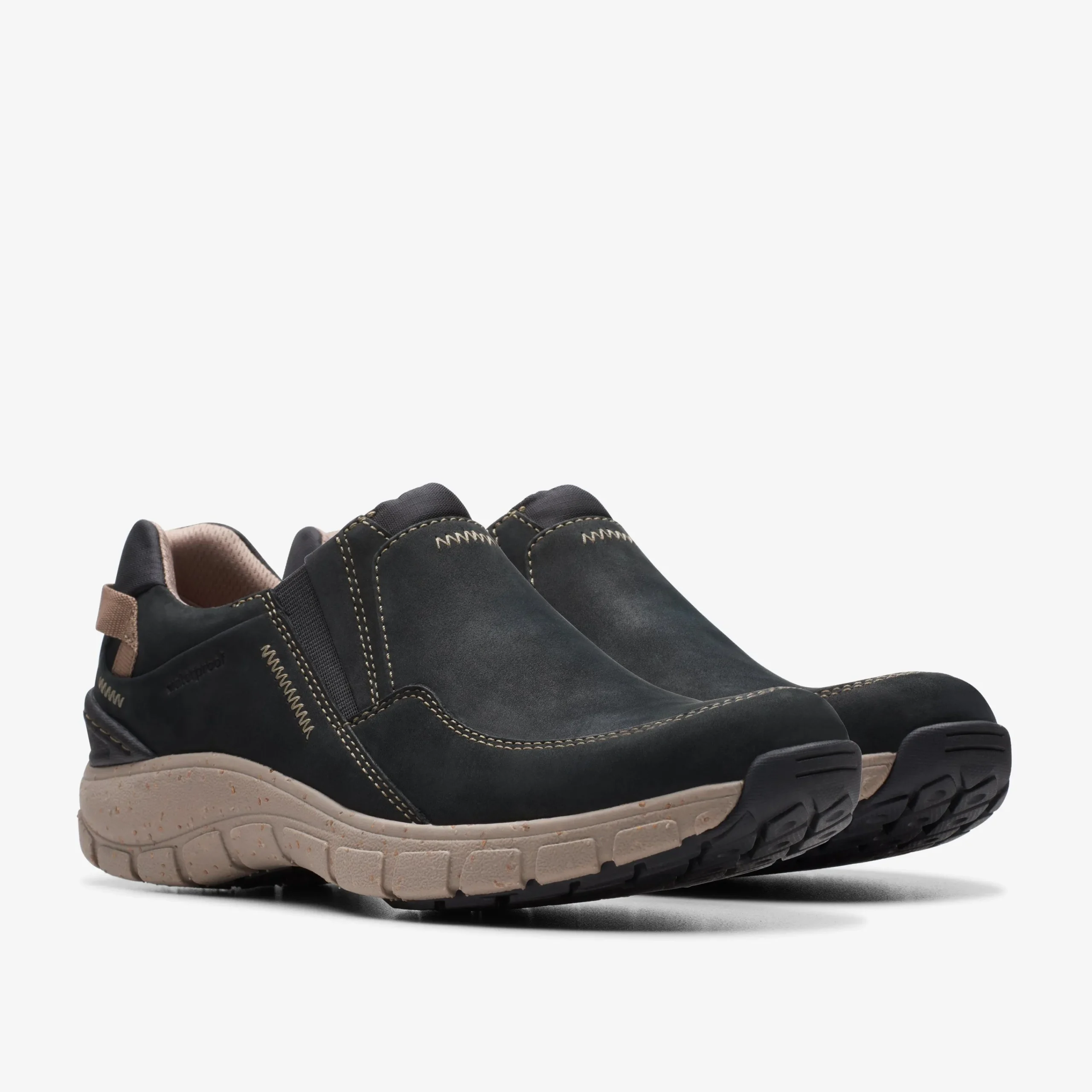Clarks Wave Plateau Black Nubuck Cheap