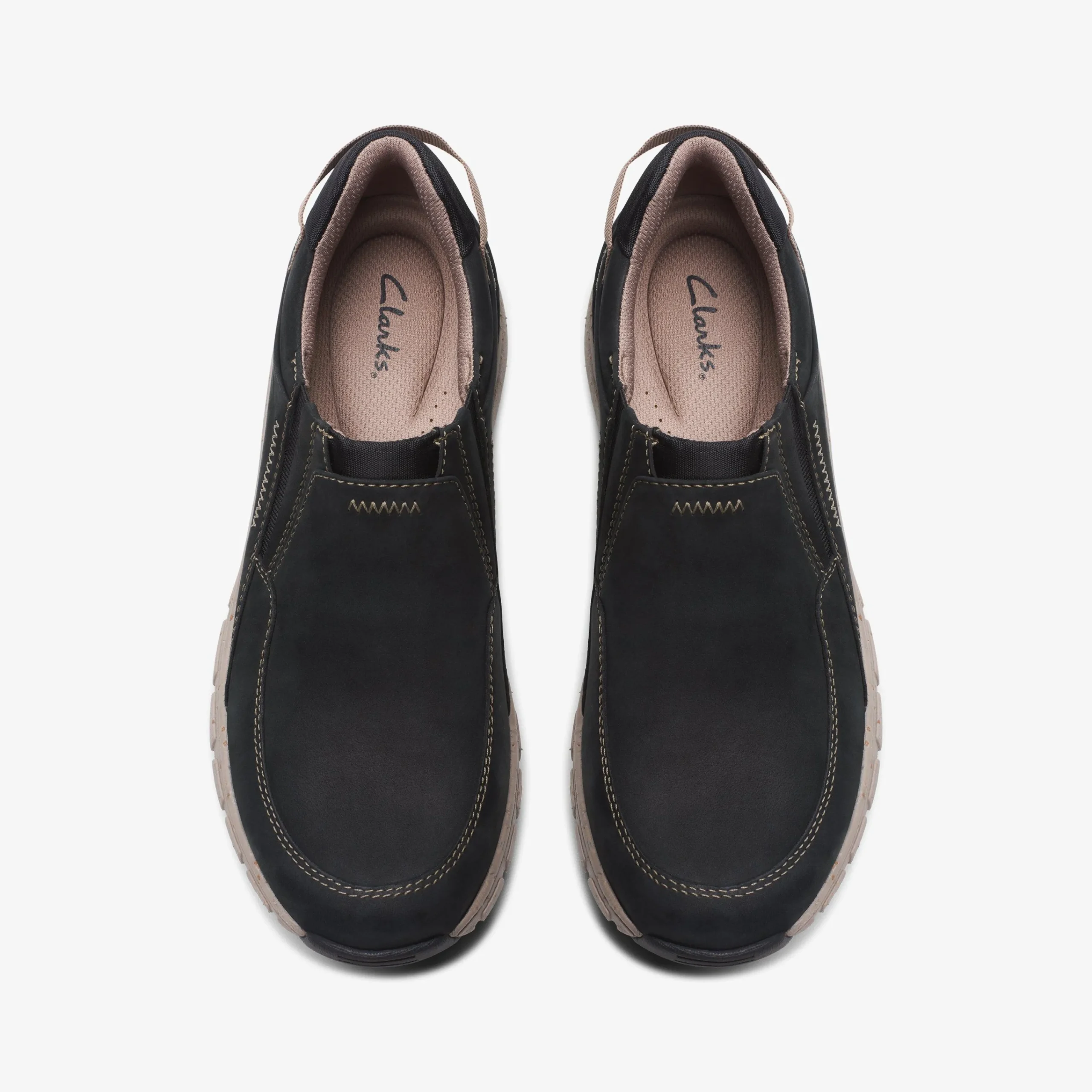 Clarks Wave Plateau Black Nubuck Cheap