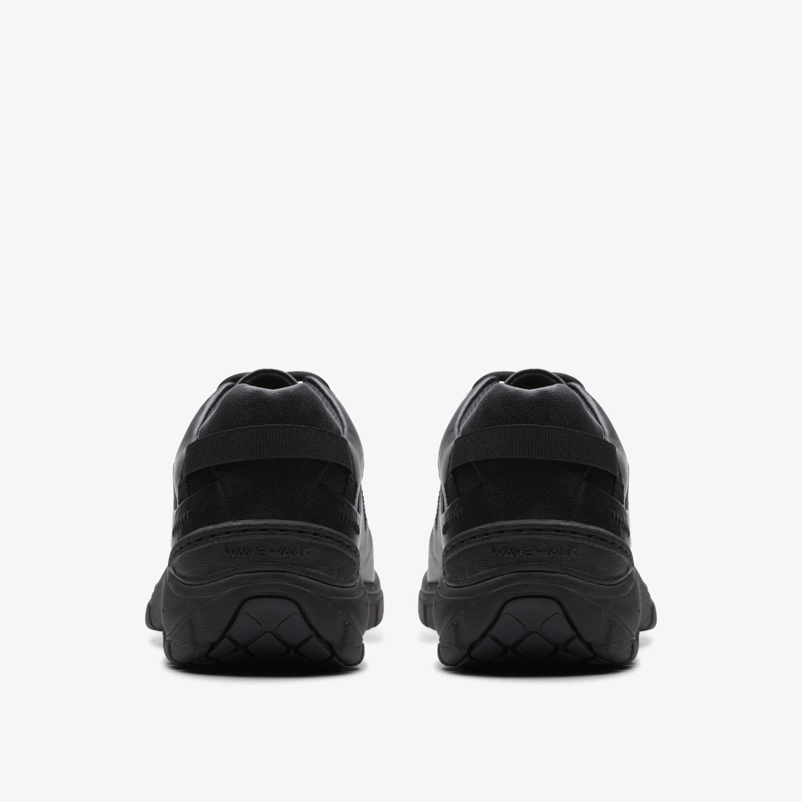 Clarks Wave Range Black Leather Clearance