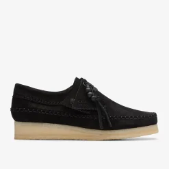 Clarks Weaver Black Suede New