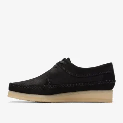 Clarks Weaver Black Suede New