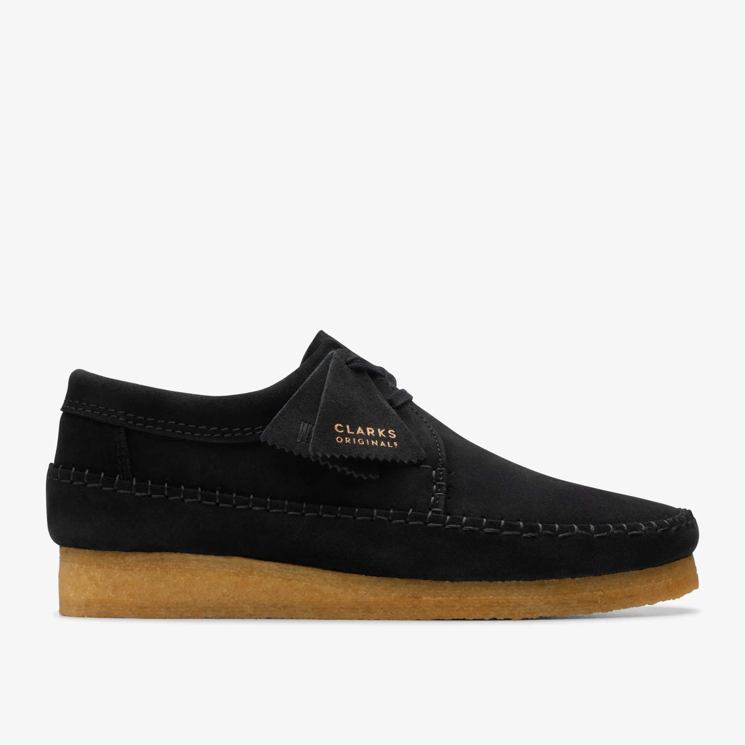 Clarks Weaver Black Suede Shop