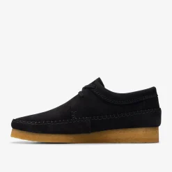 Clarks Weaver Black Suede Shop