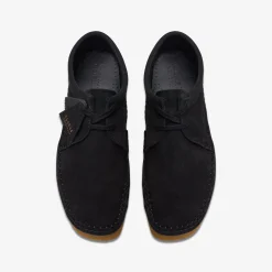 Clarks Weaver Black Suede Shop