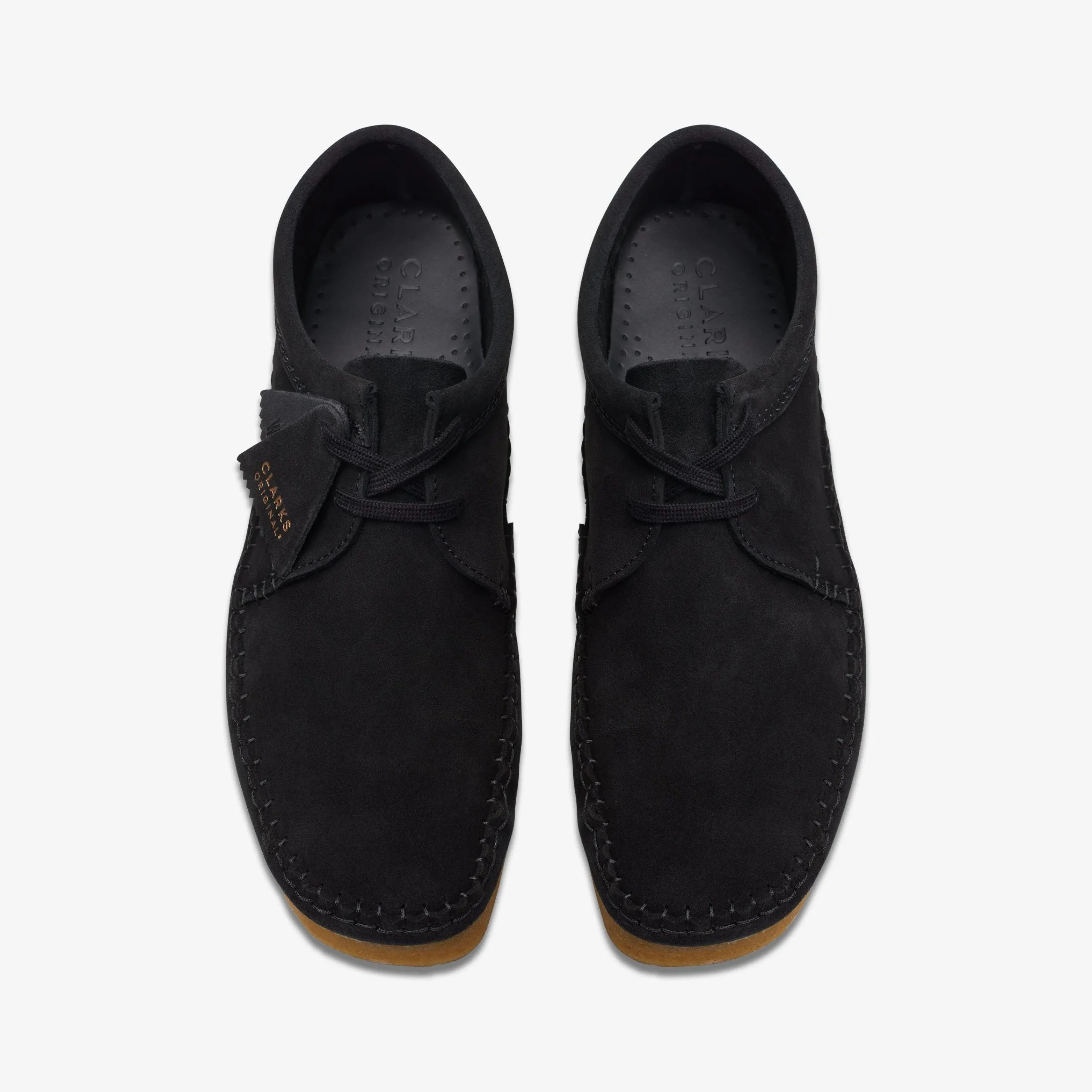 Clarks Weaver Black Suede Shop