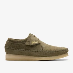 Clarks Weaver Pale Khaki Suede Online
