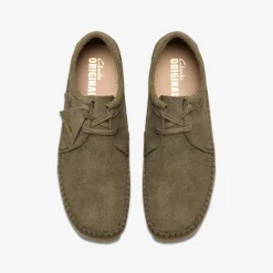 Clarks Weaver Pale Khaki Suede Online
