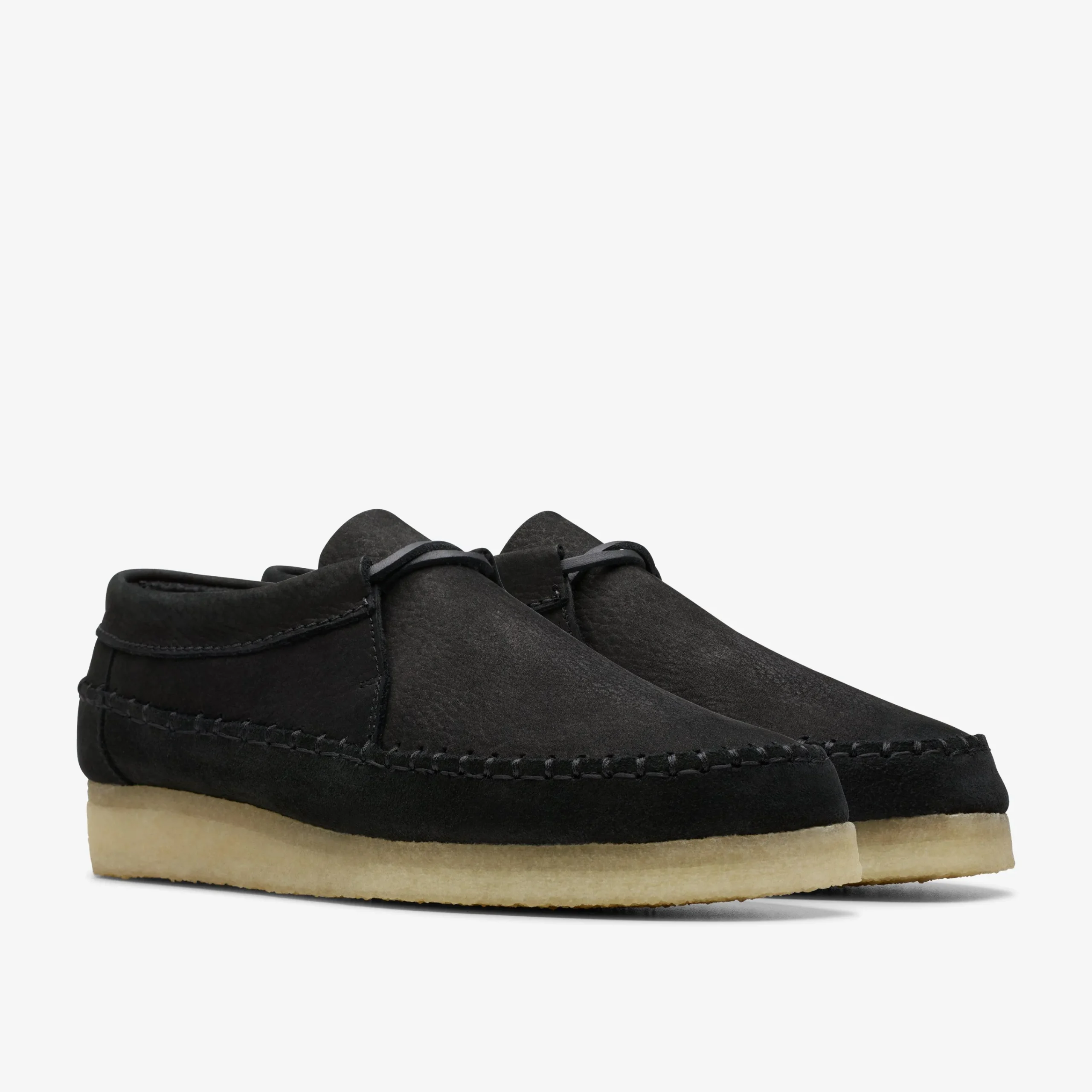 Clarks Weaver Tie Black Suede Sale