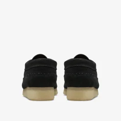 Clarks Weaver Tie Black Suede Sale