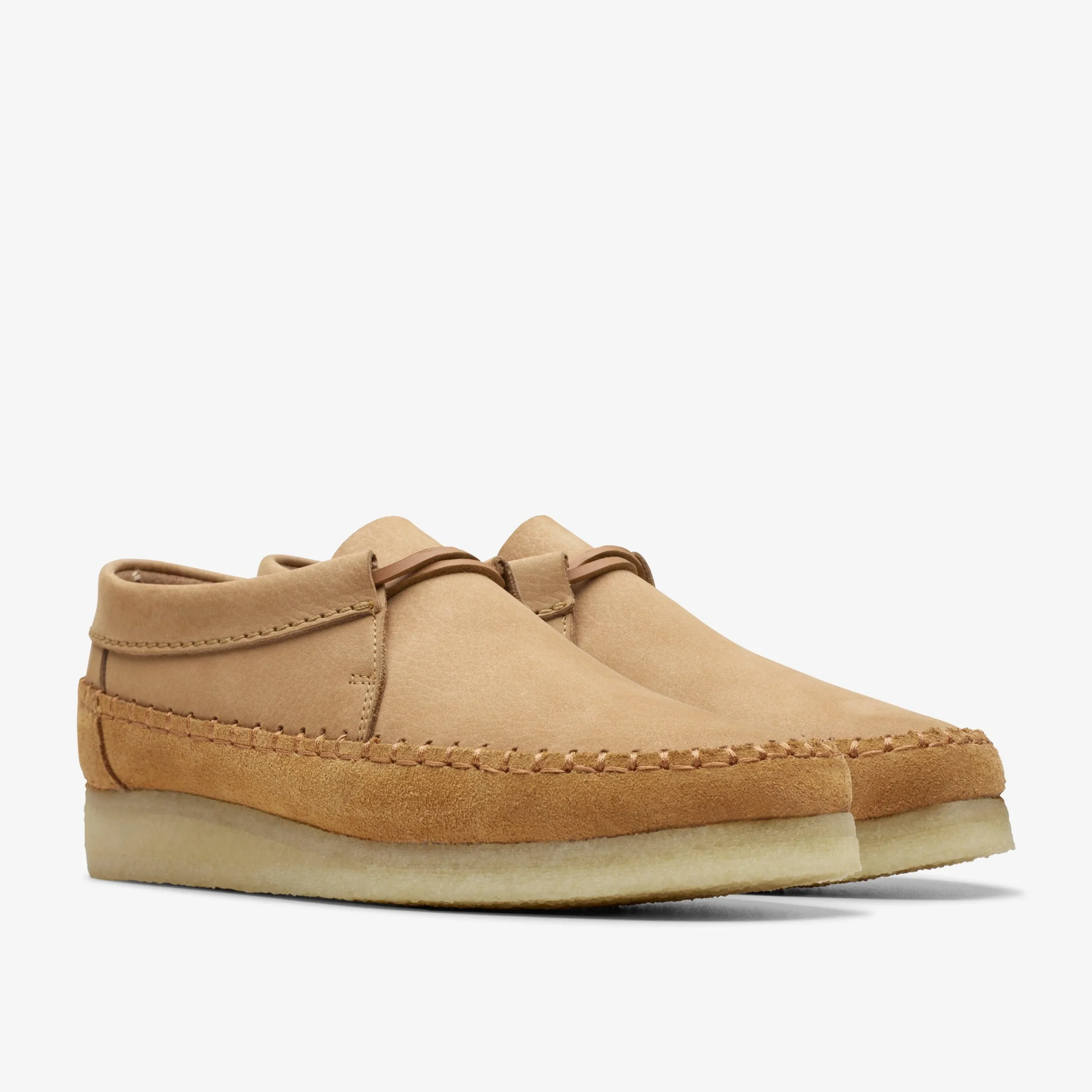 Clarks Weaver Tie Tan Suede Hot