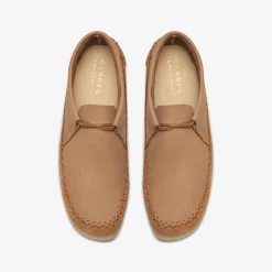 Clarks Weaver Tie Tan Suede Hot
