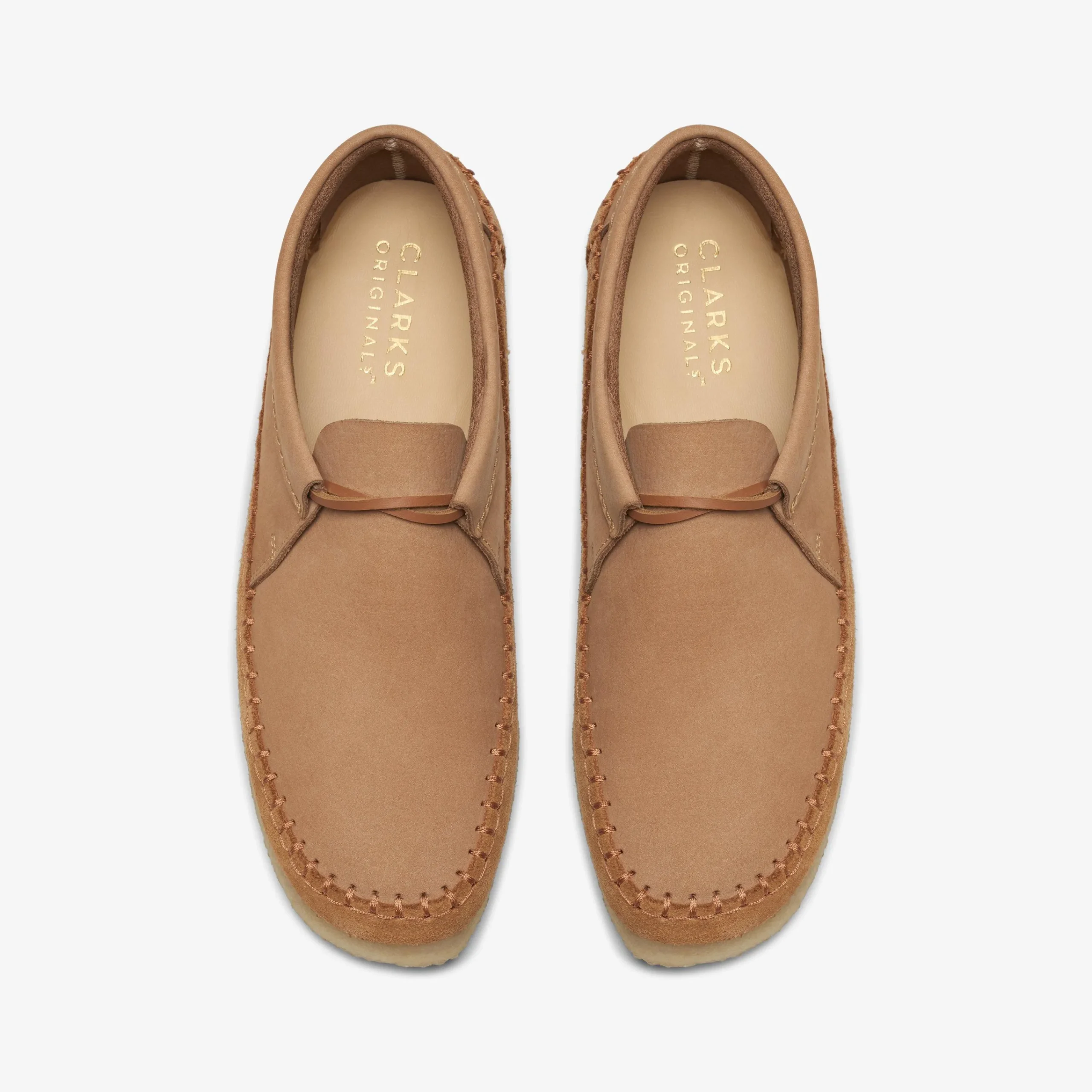 Clarks Weaver Tie Tan Suede Hot
