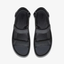 Clarks Wesley Bay Black Cheap