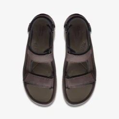 Clarks Wesley Bay Brown Clearance
