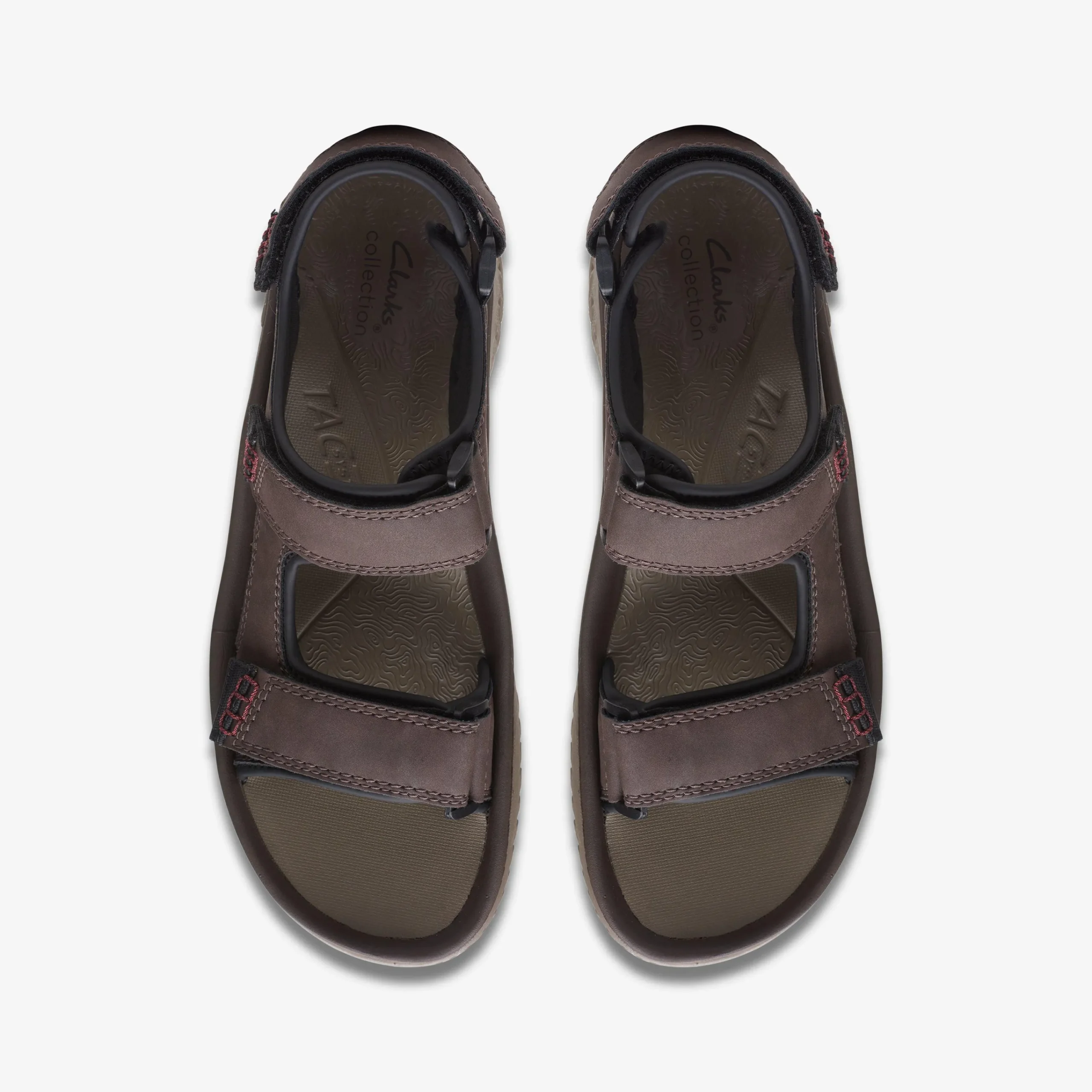 Clarks Wesley Bay Brown Clearance