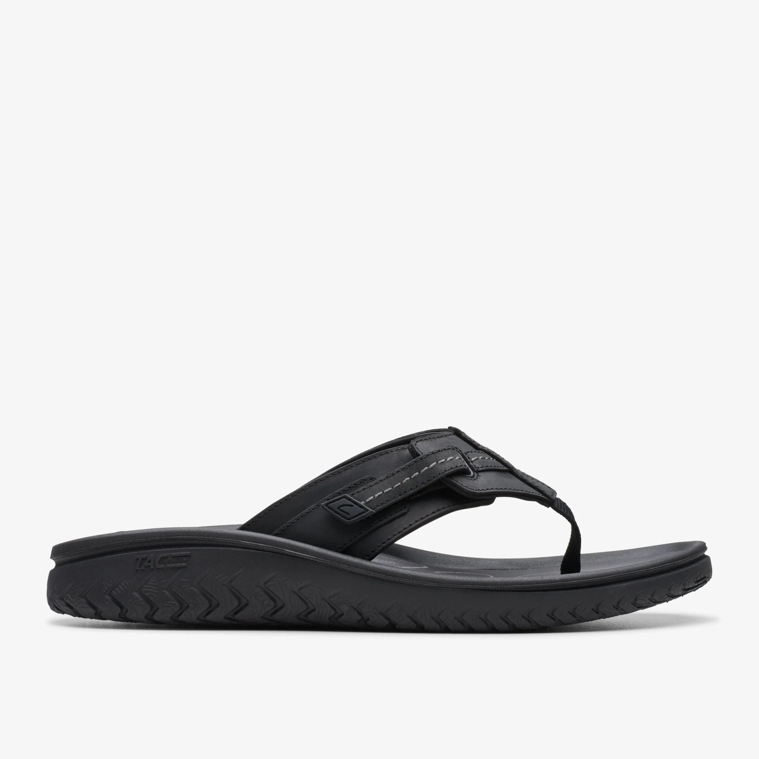 Clarks WESLEY SUN Black Leather Cheap