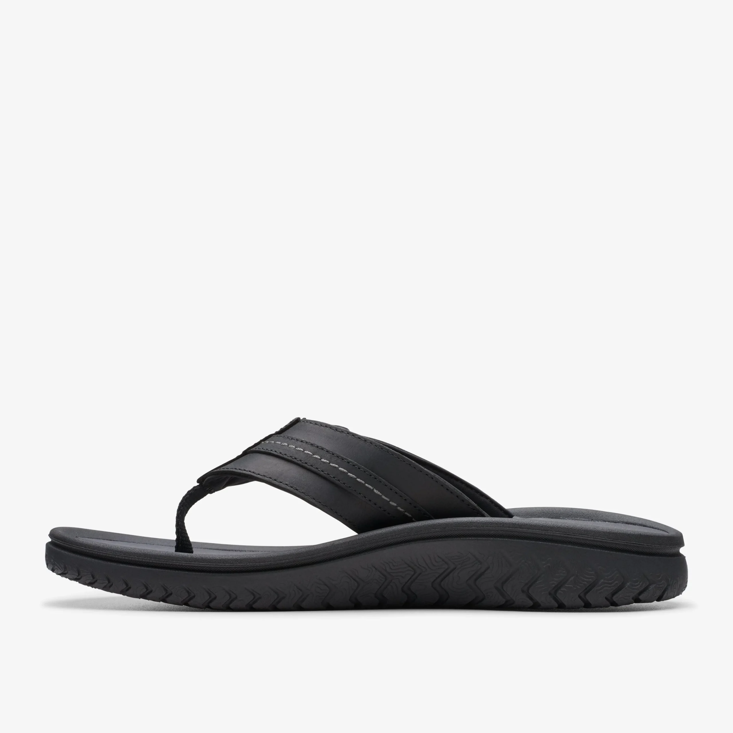 Clarks WESLEY SUN Black Leather Cheap
