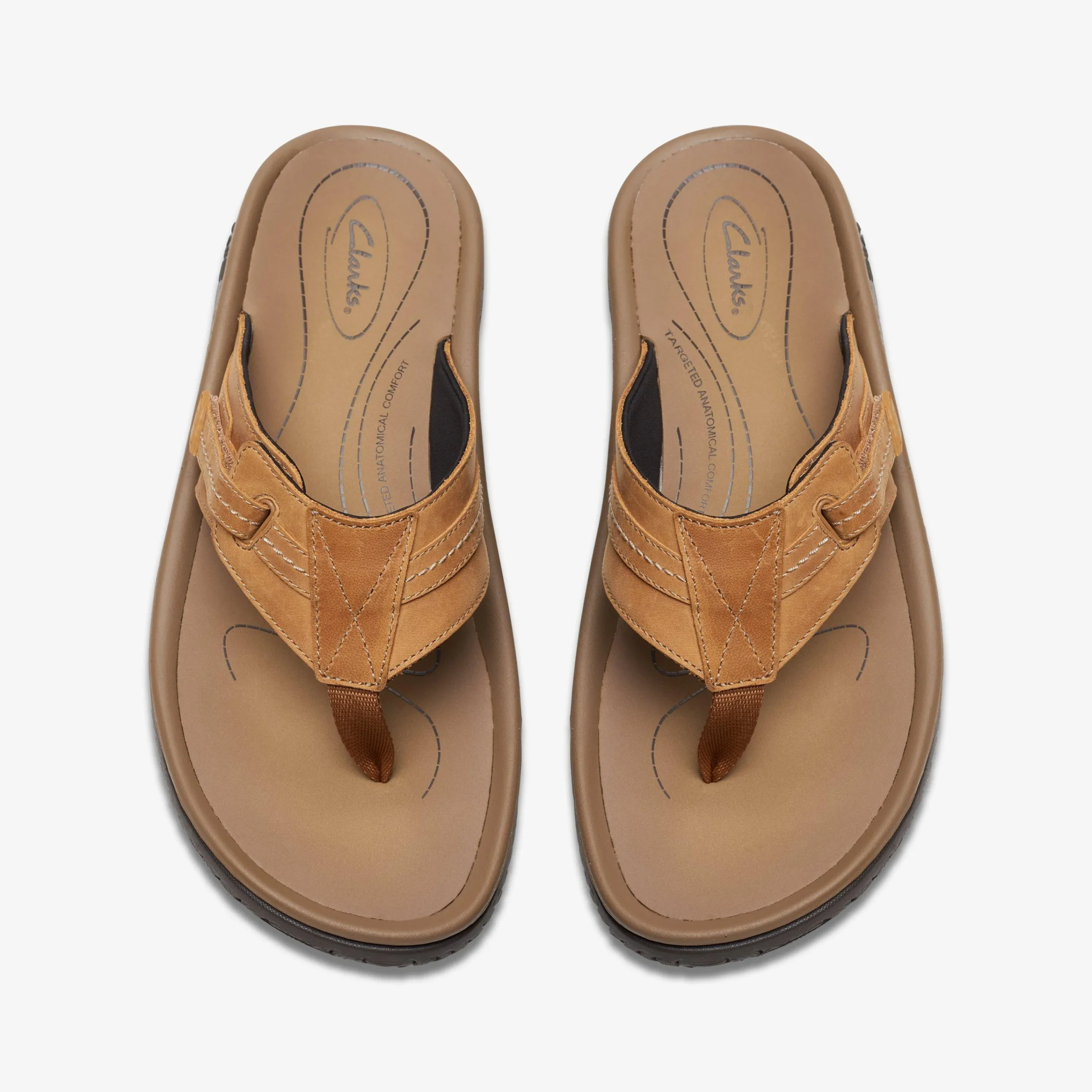 Clarks WESLEY SUN Tan Leather Store