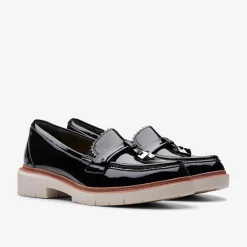 Clarks Westlynn Bella Black Patent Flash Sale