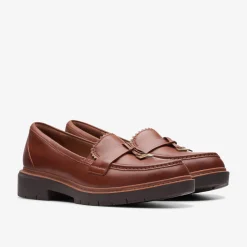 Clarks Westlynn Bella Tan Leather Best