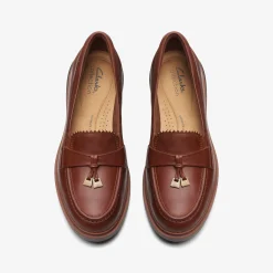 Clarks Westlynn Bella Tan Leather Best